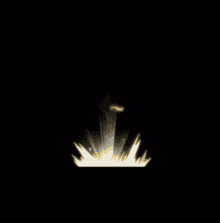 Gif animé gothique flamme